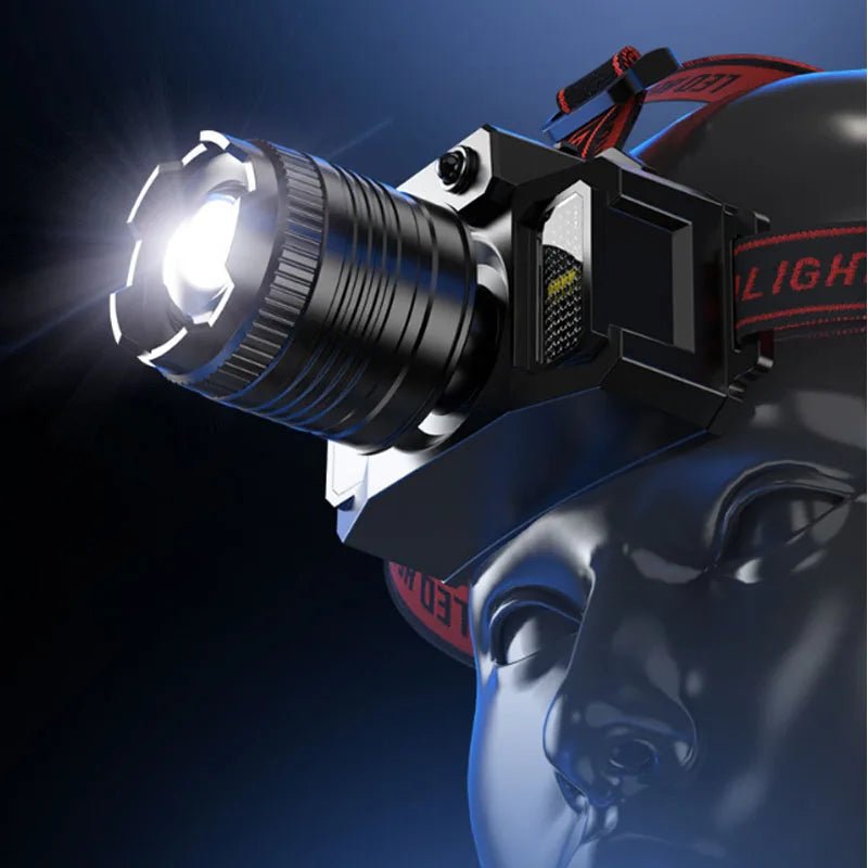 Rechargeable Sensor Headlamp with 5 Styles - silverfoxgoods